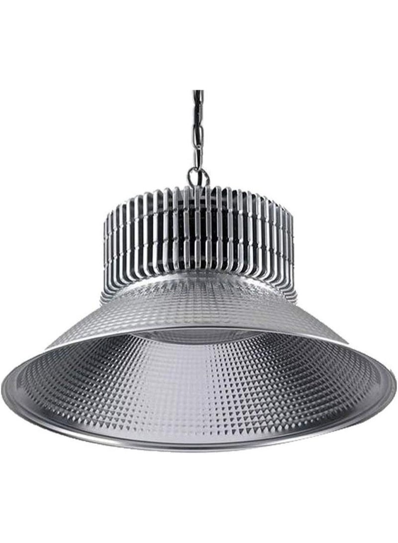 المفتاحة مصباح LED سفلي فضي، مصباح LED UFO عالي الإضاءة، قابل للتعتيم، فائق النحافة، مصباح جراج، عدسة، غطاء زاوية الشعاع، مصباح صناعي، وحدة إضاءة للمناطق التجارية، ورشة عمل، مصنع، قاعة، مستودع، منطقة متجر - Image 1